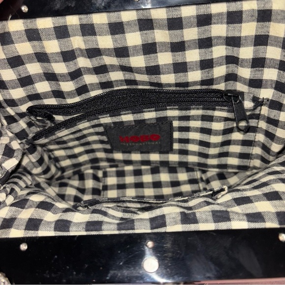 HOBO INTERNATIONAL BLACK GENUINE LEATHER Purse SHOULDER BAG - Picture 2 of 6